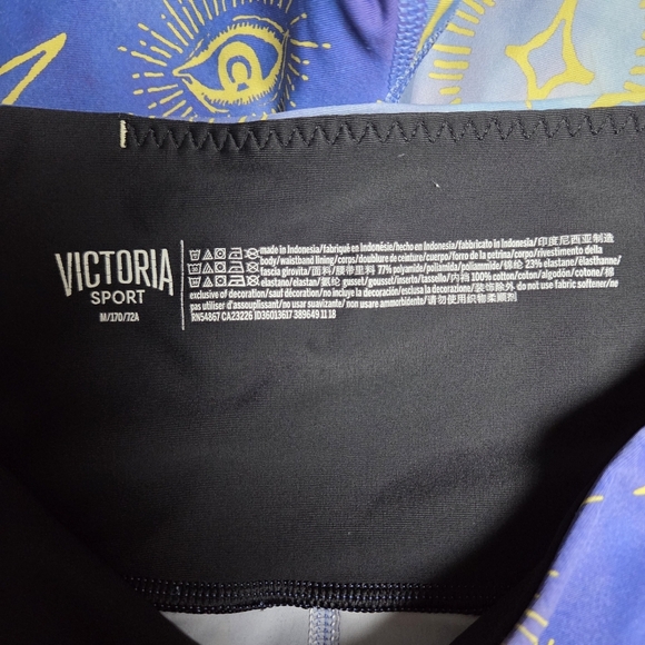 Victoria's Secret Sport Celestial Moon Astrology Print Crop Leggings  Sz Medium - Picture 6 of 7